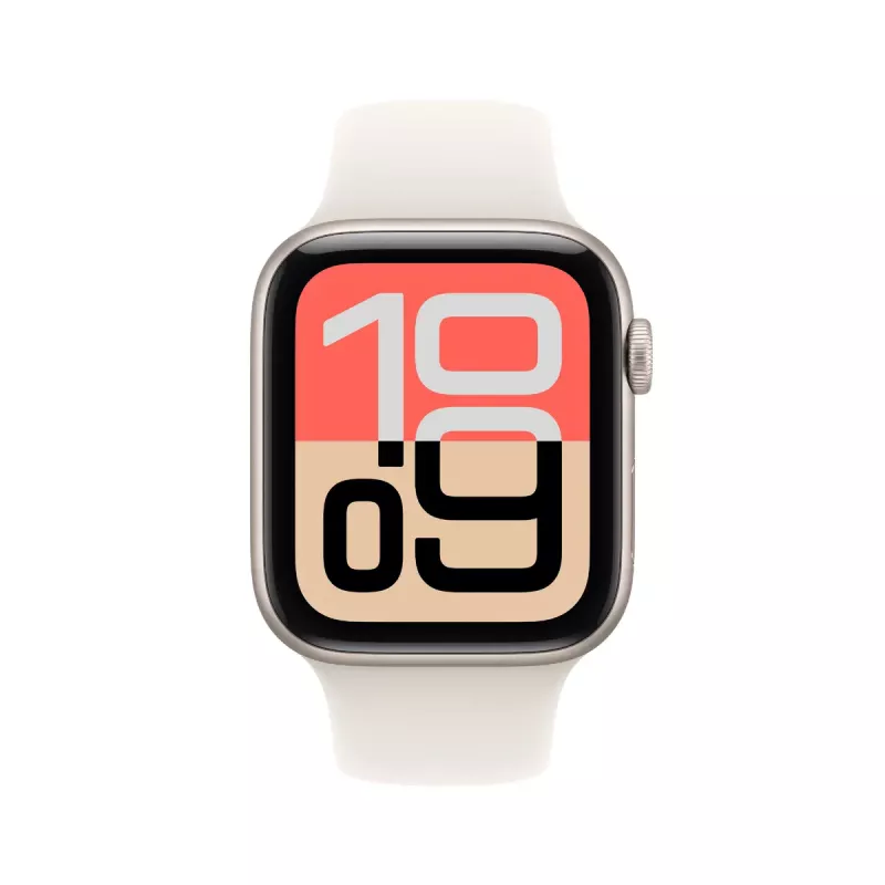 Apple Watch SE 3 GPS 44mm Starlight aliumininis korpusas su Starlight Sport Band M/L