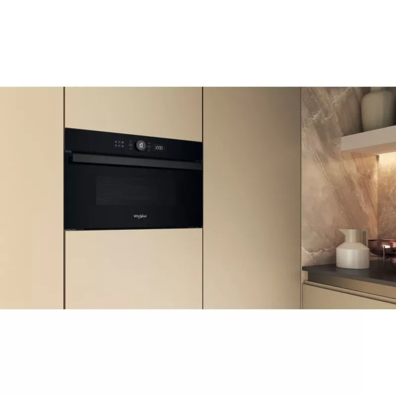Whirlpool WMD44MB juoda grilio mikrobangų krosnelė įmontuojama 31 L 1000 W