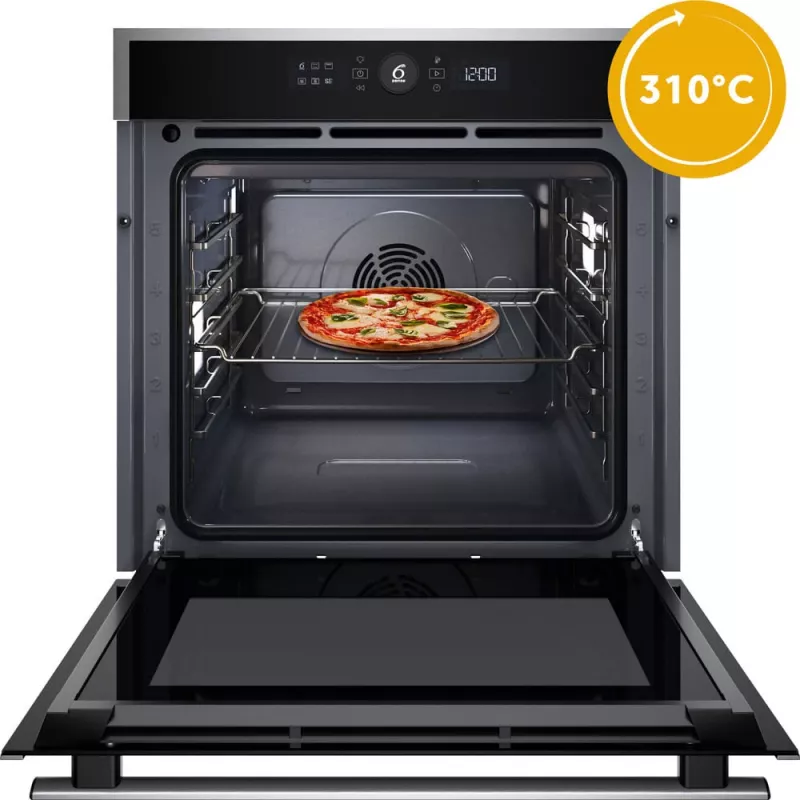 Whirlpool WOI4S8CM1SXA įmontuojama orkaitė 73 L, juoda, nerūdijantis plienas