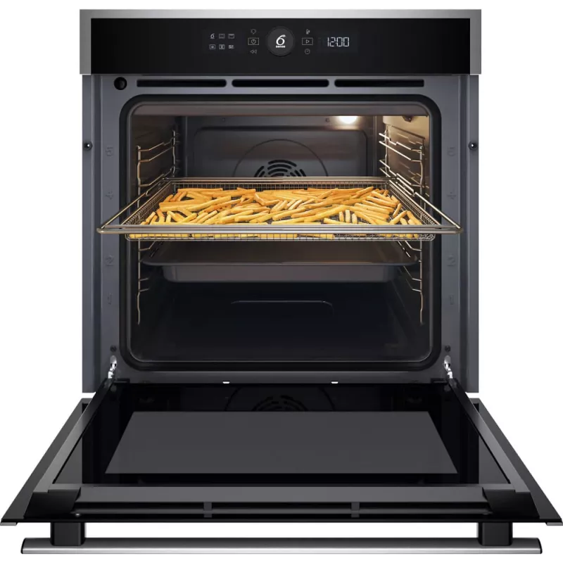 Whirlpool WOI4S8CM1SXA įmontuojama orkaitė 73 L, juoda, nerūdijantis plienas