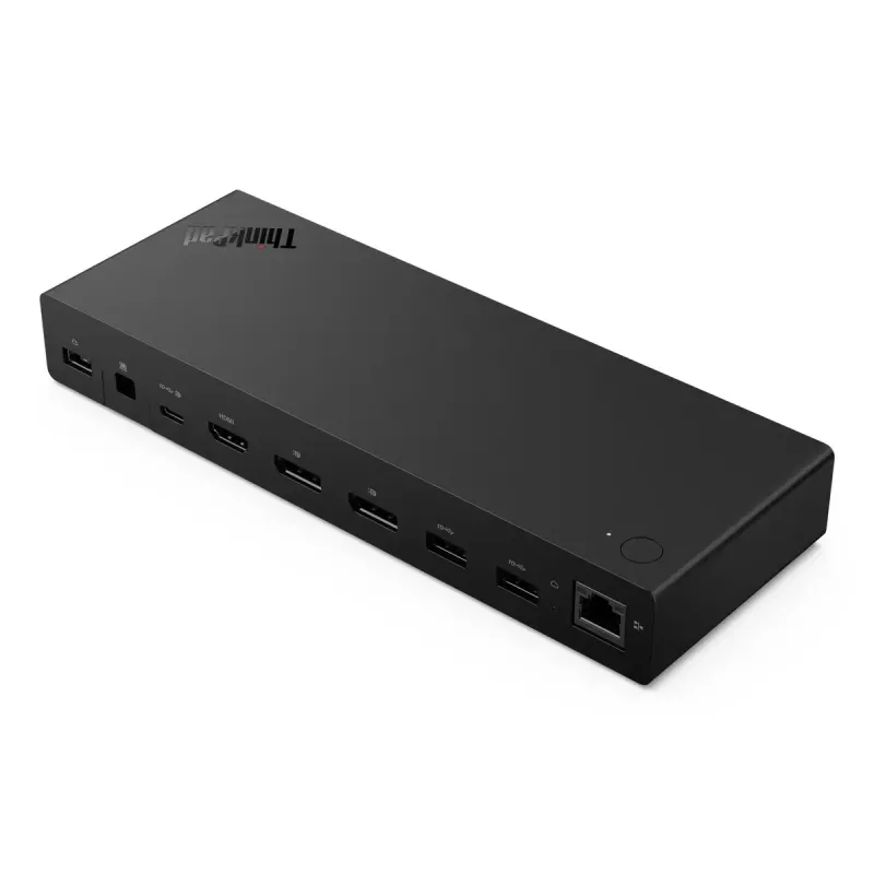 Docking stotelė Lenovo ThinkPad USB4 Smart Dock 5500 – USB4 jungtis, 4x USB-A Gen2, HDMI, Gigabit Ethernet, 135W adapteris, Eclipse Black