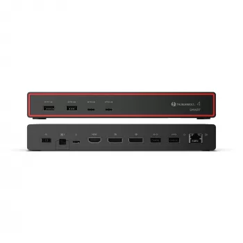 Lenovo ThinkPad Thunderbolt 4 Smart Dock Gen2 7500 – laidinis dokas, juodas, 100W, 2500 Mbit/s