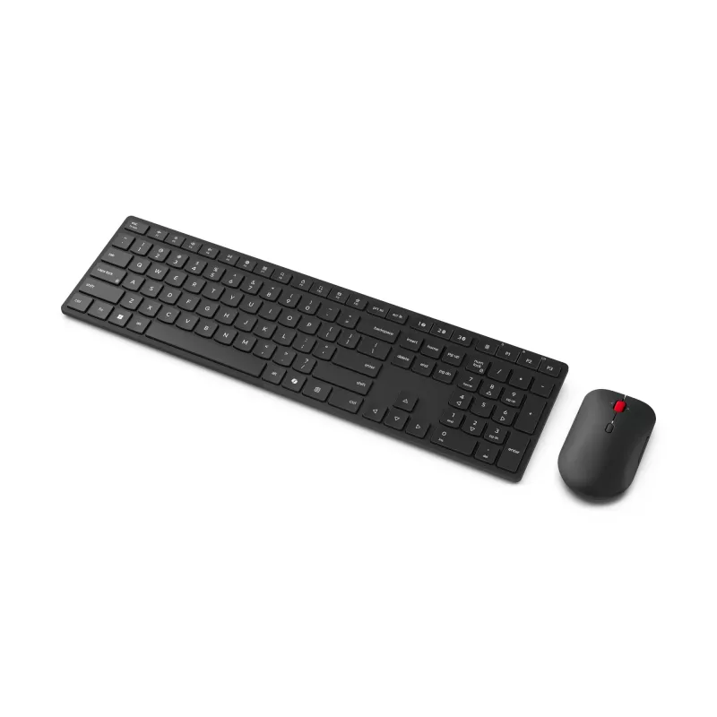 Lenovo 4X31S04848 klaviatūra su pele, biuro, RF belaidė + Bluetooth, US anglų, juoda