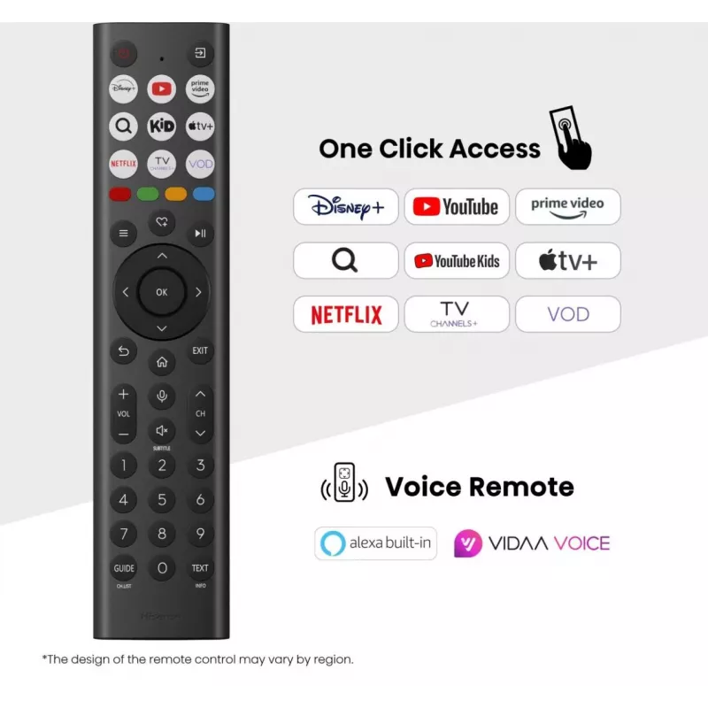 Televizorius Hisense 65A6Q 165,1 cm (65 inch) 4K Ultra HD Smart TV Wi-Fi Juodas 330 cd/m²