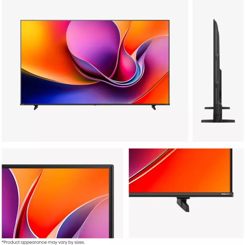 Televizorius Hisense 65A6Q 165,1 cm (65 inch) 4K Ultra HD Smart TV Wi-Fi Juodas 330 cd/m²