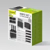Virtuvinis peilių ir pjaustymo lentelių rinkinys Maestro MR-1412-BLACK