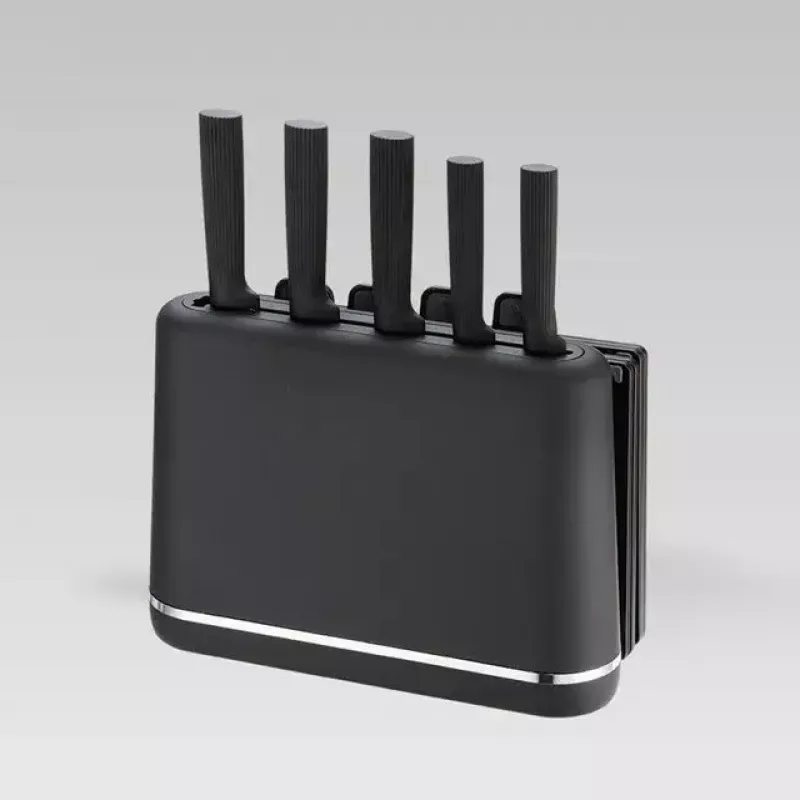 Virtuvinis peilių ir pjaustymo lentelių rinkinys Maestro MR-1412-BLACK