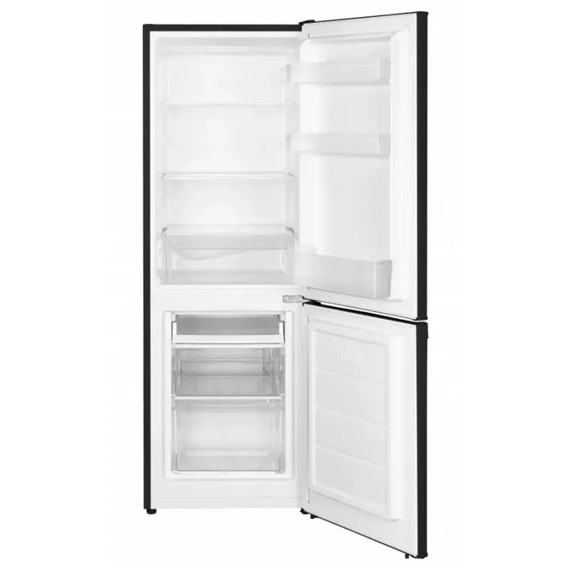 Šaldytuvas su šaldikliu MPM MPM-182-KB-39, 182 L (121 L šaldytuvas / 52 L šaldiklis), juodas, laisvai pastatomas, apverčiamos durys