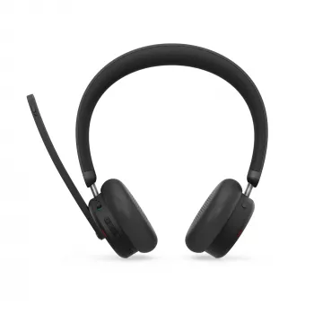 Lenovo ANC Headset 6550 belaidės ausinės su triukšmo slopinimu, skirtos biurui ir skambučių centrams, USB-C, Bluetooth, juodos