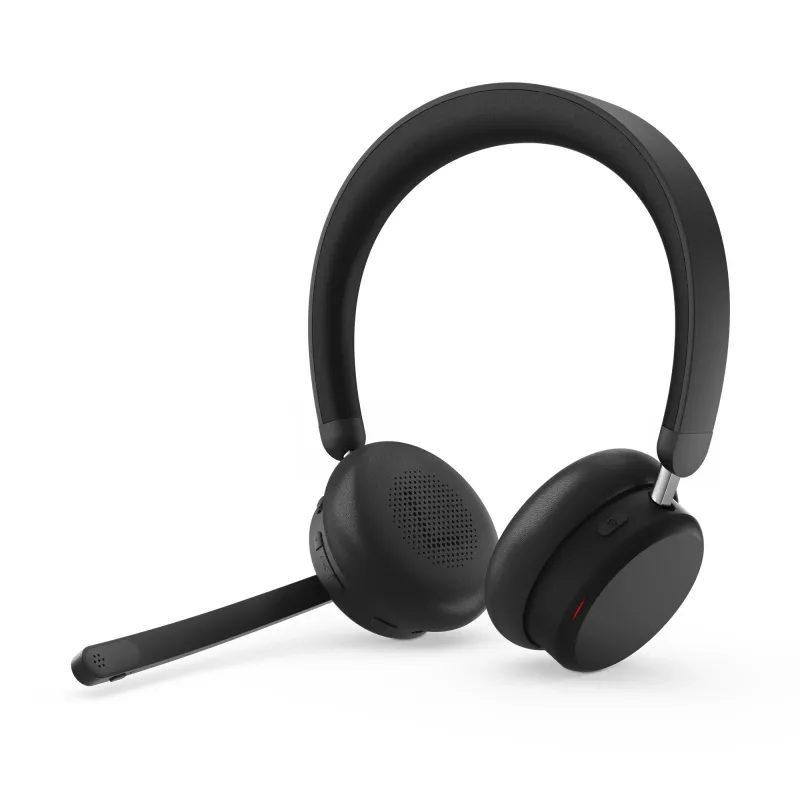 Lenovo 6550 belaidė ausinė su ausų lankeliu, skirta biurui / skambučių centrams, USB-C, Bluetooth, juoda