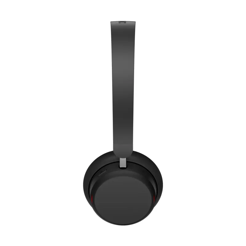Lenovo 6550 belaidė ausinė su ausų lankeliu, skirta biurui / skambučių centrams, USB-C, Bluetooth, juoda