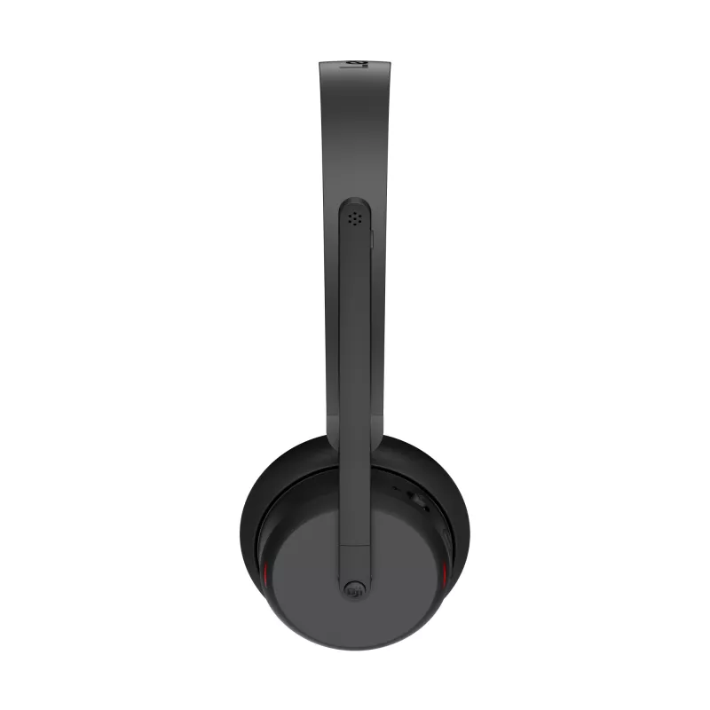 Lenovo 6550 belaidė ausinė su ausų lankeliu, skirta biurui / skambučių centrams, USB-C, Bluetooth, juoda