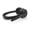 Lenovo 6550 belaidė ausinė su ausų lankeliu, skirta biurui / skambučių centrams, USB-C, Bluetooth, juoda