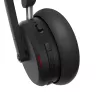 Lenovo 6550 belaidė ausinė su ausų lankeliu, skirta biurui / skambučių centrams, USB-C, Bluetooth, juoda
