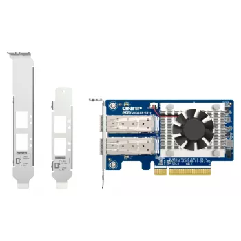 QNAP QXG-25G2SF-E810 tinklo plokštė, vidinė, šviesolaidė, 25000 Mbit/s
