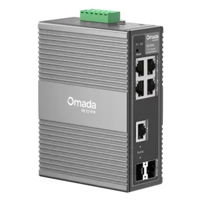 TP-Link Omada IES206G tinklo jungiklis Valdomas Gigabit Ethernet (10/100/1000) Juodas