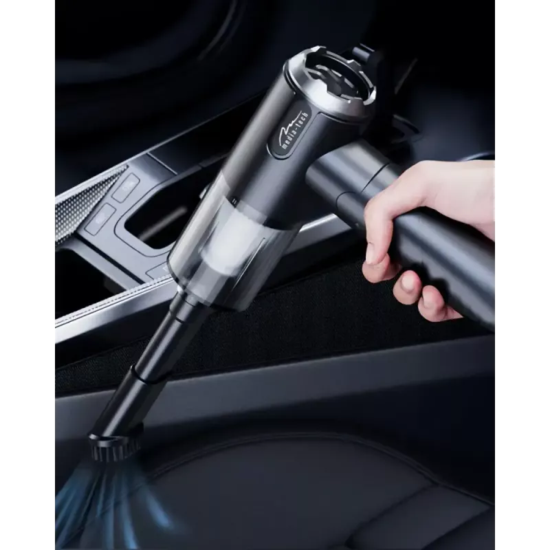 Mini pūstuvas MEDIA-TECH MT6538 2 IN 1 Jet Air Duster – belaidis nešiojamas valiklis, 2000 mAh, 65 W, 2500 l/min, 7000 Pa