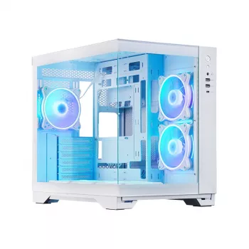 Kompiuterio korpusas Chieftec GM-30W-TG-OP Cube White