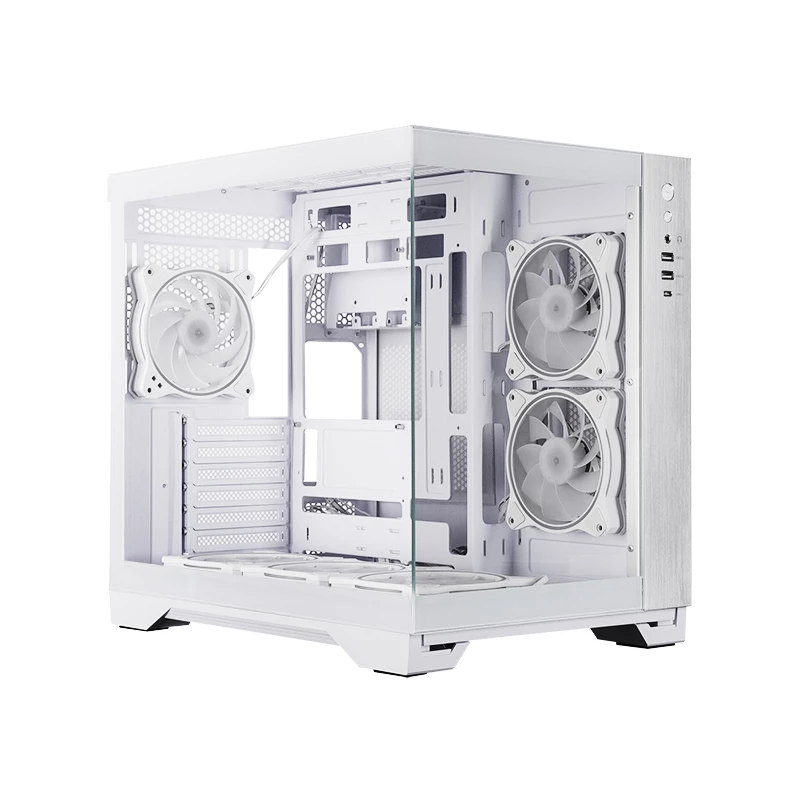 Kompiuterio korpusas Chieftec GM-30W-TG-OP Cube White