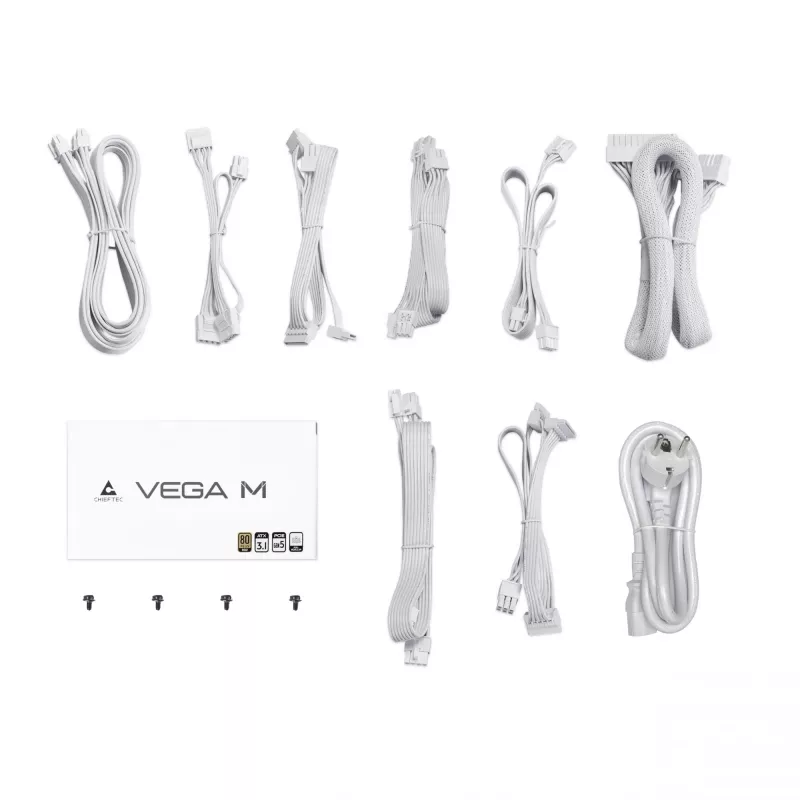 Maitinimo blokas Chieftec Vega PPG-850-CW 850 W 20+4 pin ATX ATX Baltas
