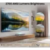 Hisense 120L5ND lazerinis projektorius itin trumpo atstumo 2700 ANSI liumenų DLP UHD 4K (3840x2160) juodas, sidabrinis 3D