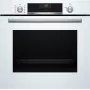 Įmontuojama elektrinė orkaitė Bosch Serie 6 HBG536EW4 – 71 L, 3400 W, balta, EasyClean, 10 automatinių programų