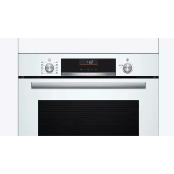 Įmontuojama elektrinė orkaitė Bosch Serie 6 HBG536EW4 – 71 L, 3400 W, balta, EasyClean, 10 automatinių programų