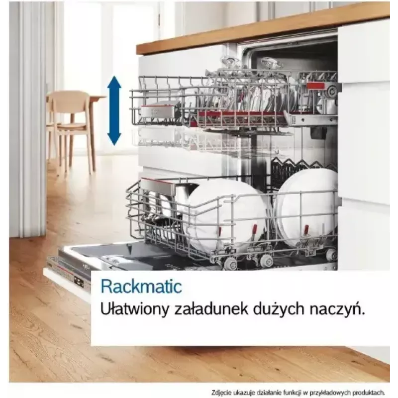 Įmontuojamas indaplovė Bosch SMU2HVS06E — 60 cm pilno dydžio, 14 komplektų, 5 programos, šilumokaičio džiovinimas