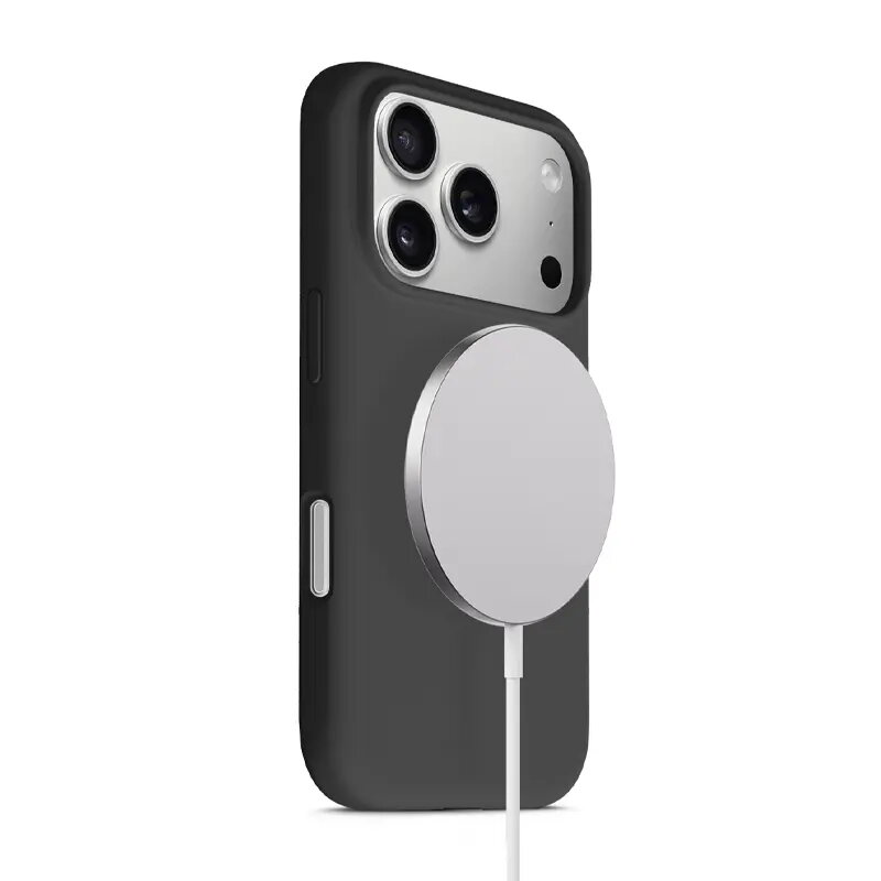 Crong Color Cover Magnetinis Dėklas su MagSafe iPhone 17 Pro Juodas
