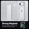 Crong Clear MAG Cover Case su MagSafe iPhone 17 permatomas CRGCLRMIP1763TRS