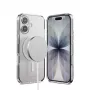 Crong Clear MAG Cover Case su MagSafe iPhone 17 permatomas CRGCLRMIP1763TRS