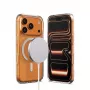 Crong Clear MAG Cover Case su MagSafe, skaidrus, iPhone 17 Pro, CRGCLRMIP1763PTRS