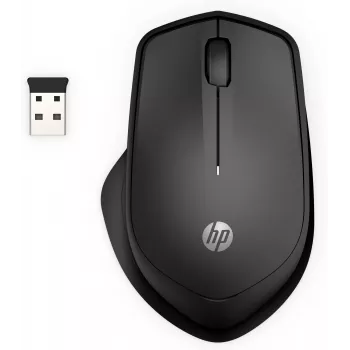 HP 280 belaidė tyli pelė, dešinei rankai, optinė, RF belaidė, juoda