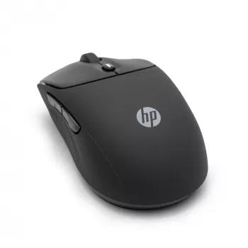HP 400 Quiet Black belaidė pelė, ambidekstrinė, RF belaidis + Bluetooth, 6000 DPI, juoda