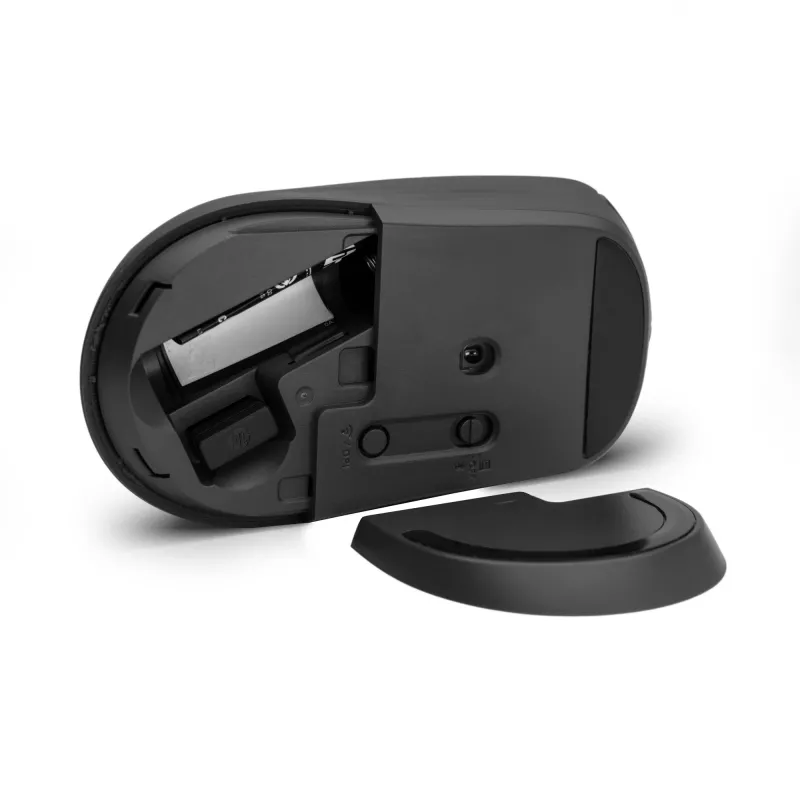 HP 400 Quiet Black belaidė pelė, ambidekstrinė, RF belaidis + Bluetooth, 6000 DPI, juoda