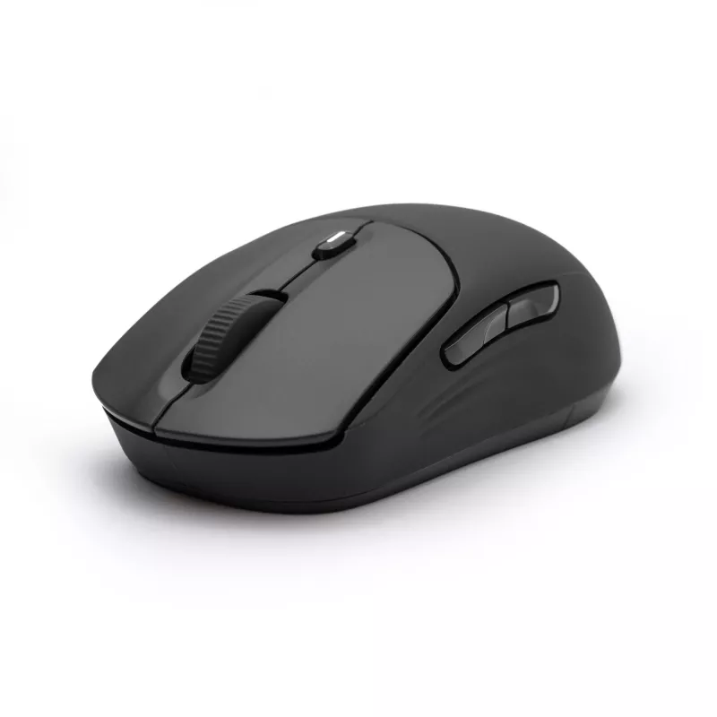 HP 400 Quiet Black belaidė pelė, ambidekstrinė, RF belaidis + Bluetooth, 6000 DPI, juoda
