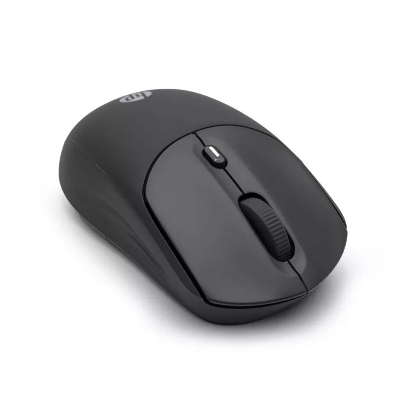 HP 400 Quiet Black belaidė pelė, ambidekstrinė, RF belaidis + Bluetooth, 6000 DPI, juoda