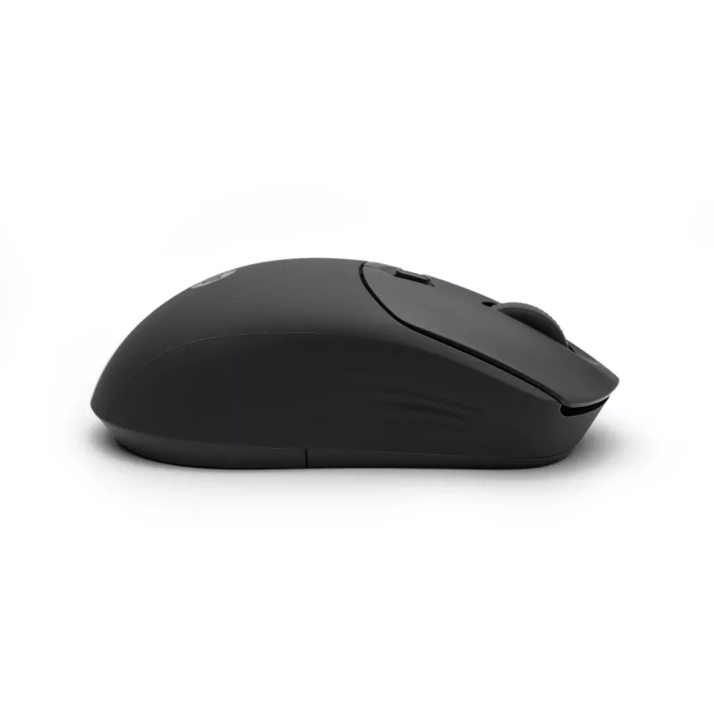 HP 400 Quiet Black belaidė pelė, ambidekstrinė, RF belaidis + Bluetooth, 6000 DPI, juoda