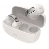 Ausinės JVC HA-NP1T belaidės TWS uždedamos ant ausies, pokalbiams/muzikai, USB Type-C, Bluetooth, sidabrinės, baltos