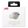 Ausinės JVC HA-NP1T belaidės TWS uždedamos ant ausies, pokalbiams/muzikai, USB Type-C, Bluetooth, sidabrinės, baltos
