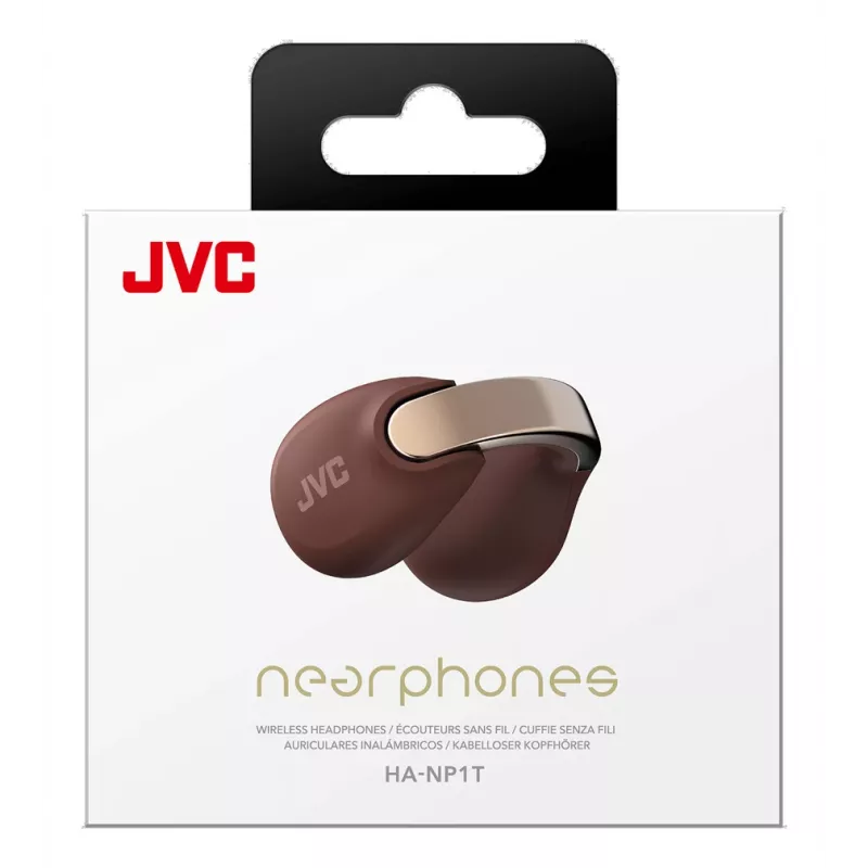 JVC HA-NP1T belaidės ausinės ausų segtukai TWS Brown, Silver