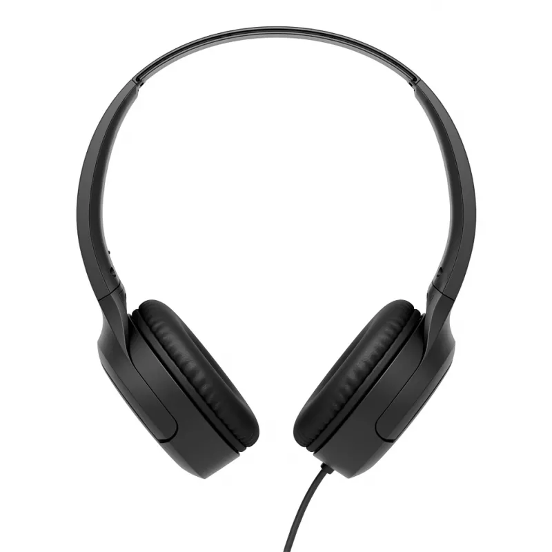 JVC HA-S33UC-BU laidinės ausinės ant ausų su USB-C, mikrofonu ir pulteliu, 1,2 m laidas, juodos spalvos