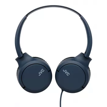 JVC HA-S33UC-AU USB-C laidinės ausinės su mikrofonu ir pulteliu, 1,2 m laidas, mėlynos