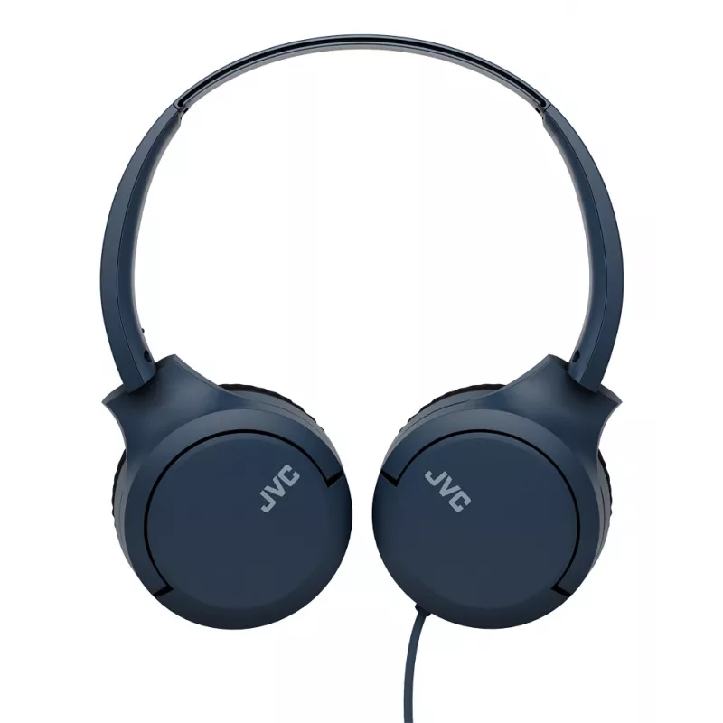 Ausinės JVC HA-S33UCAU laidinės binauralinės galvos lankas USB-C, 2 garsiakalbiai 2,97 cm, 20–20000 Hz, kabelis 1,2 m, mėlyna