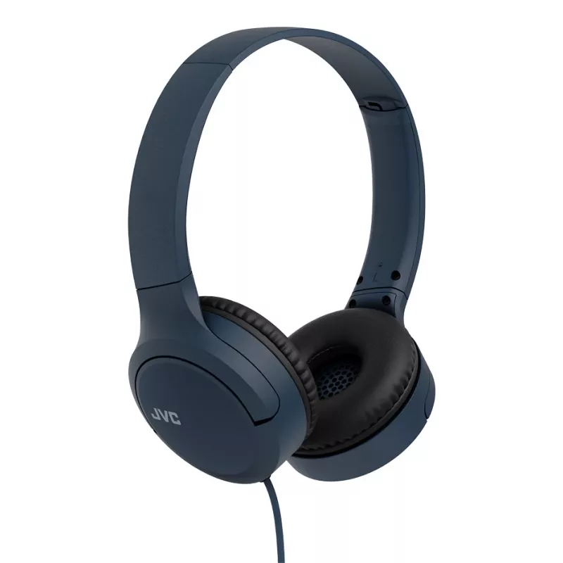 Ausinės JVC HA-S33UCAU laidinės binauralinės galvos lankas USB-C, 2 garsiakalbiai 2,97 cm, 20–20000 Hz, kabelis 1,2 m, mėlyna