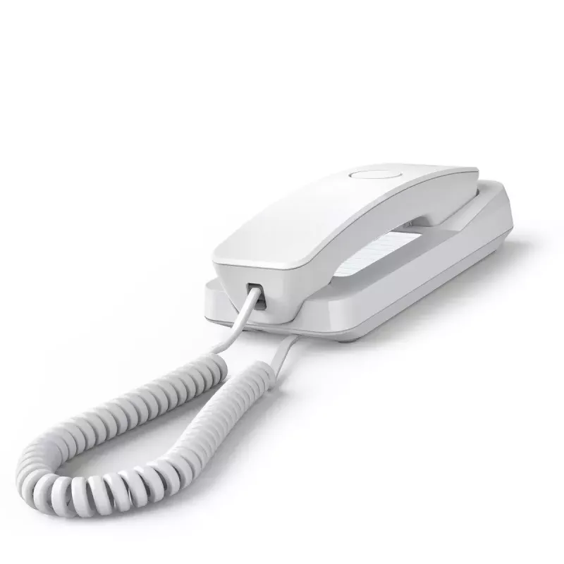 Analoginis telefonas Gigaset Desk 200 su laidiniu rageliu baltas