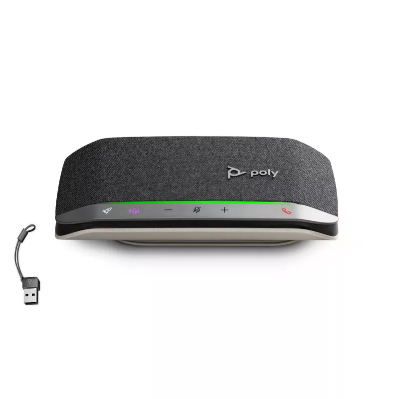 Garsiakalbis su mikrofonu Poly HP Poly Sync 20, Bluetooth, USB-C/A adapteris, Micro-USB, 20h baterija, juoda