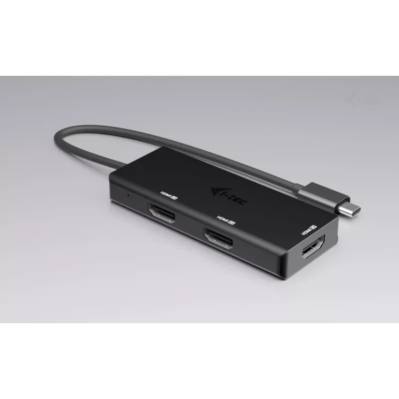 i-tec USB-C Triple 4K HDMI vaizdo adapteris, Power Delivery 100W