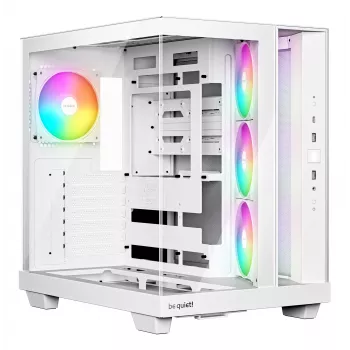 Korpusas be quiet Light Base 500 LX White Midi Tower ATX/PS2 PSU palaikymas 3x120 mm priekyje 1x120 mm gale palaiko 2.5/3.5 colio diskus 305×436×432 mm