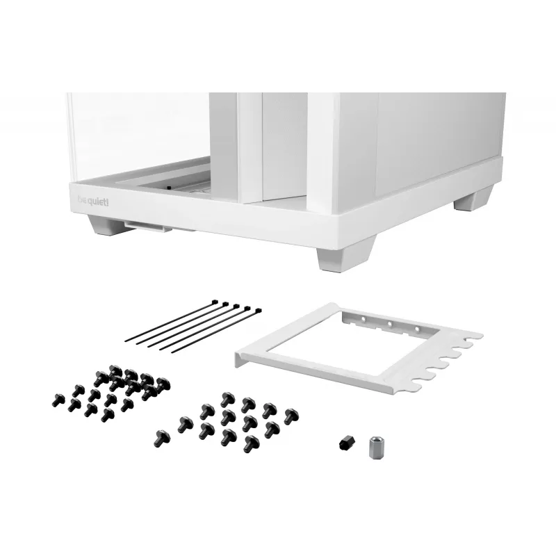 Korpusas be quiet Light Base 500 LX White Midi Tower ATX/PS2 PSU palaikymas 3x120 mm priekyje 1x120 mm gale palaiko 2.5/3.5 colio diskus 305×436×432 mm